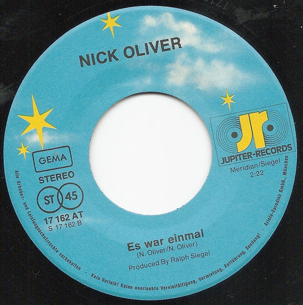 Nick Oliver* : Blonder Engel (7", Single)