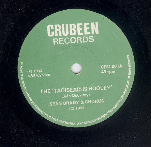 Sean Brady : The 'Taoiseachs Hooley' (7", Single)