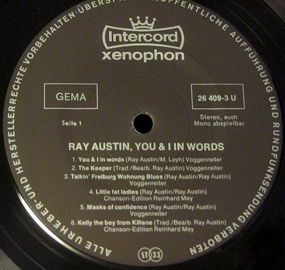 Ray Austin : You & I In Words (LP, Album, RP)