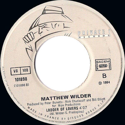 Matthew Wilder : The Kid's American / Ladder Of Lovers (7", Single)