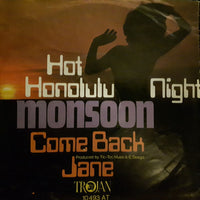 Monsoon (8) : Hot Honolulu Night (7", Single)