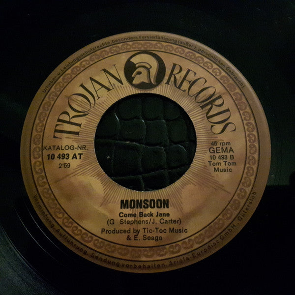 Monsoon (8) : Hot Honolulu Night (7", Single)