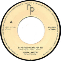 Jimmy Lawton : Save Your Heart For Me (7", Single)
