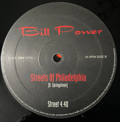 Bill Power : Streets Of Philadelphia (12")
