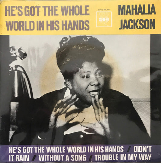 Mahalia Jackson : He's Got The Whole World In His Hands (7", EP)