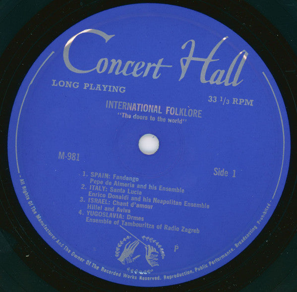 Various : Folklore International (7", Mono)