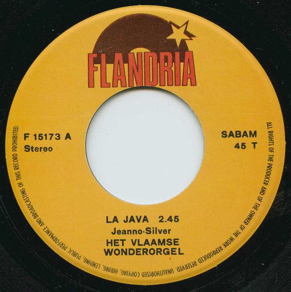 Het Vlaamse Wonderorgel : La Java (7", Single)