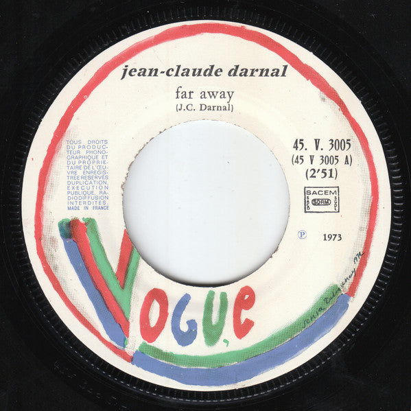 Jean-Claude Darnal : Far Away (7", Single, Mono)