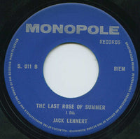 Jack Lennert & Joe Berluck : Dear Mister President / The Last Rose Of Summer (7", Single)