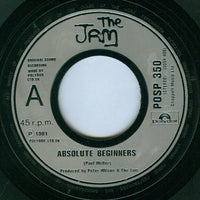 The Jam : Absolute Beginners (7", Single, Lar)