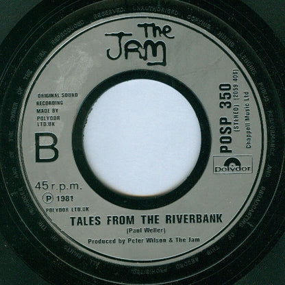 The Jam : Absolute Beginners (7", Single, Lar)