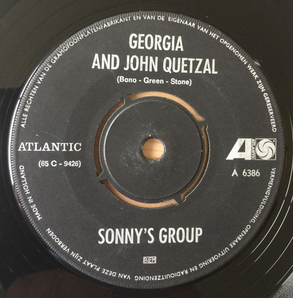Sonny Bono / Sonny's Group : The Revolution Kind / Georgia And John Quetzal  (7", Single)