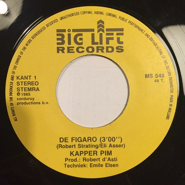 Kapper Pim : De Figaro (7", Single)