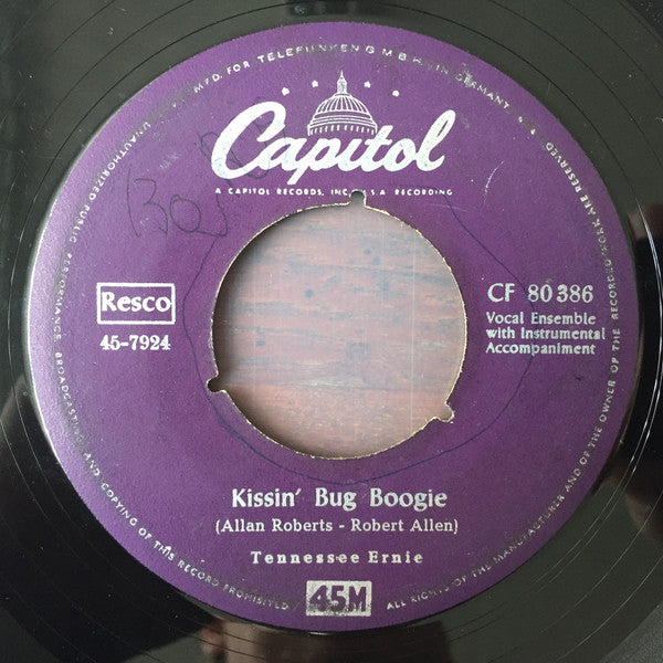 Tennessee Ernie Ford : Kissin' Bug Boogie / Shot Gun Boogie (7")