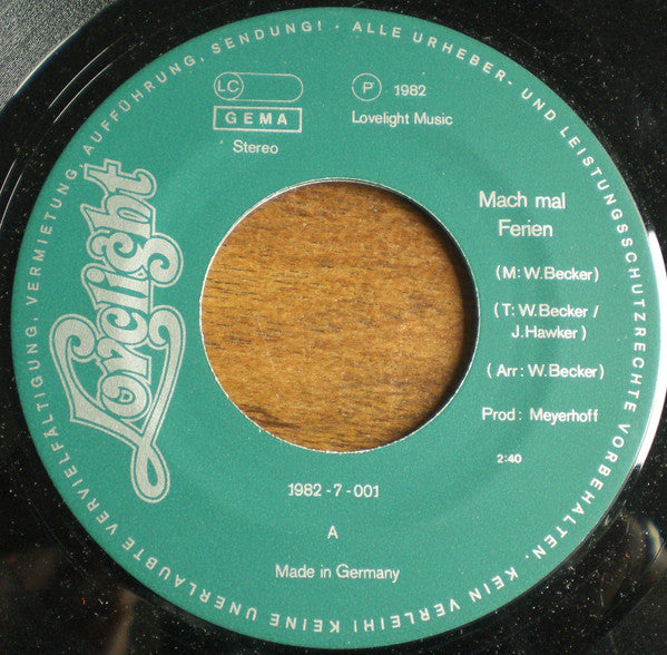 Werner Becker : Mach Mal Ferien (7", Single, Promo)