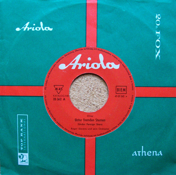Roger Stevens Und Sein Orchester : Unter Fremden Sternen / Love Me Forever (7", Single)