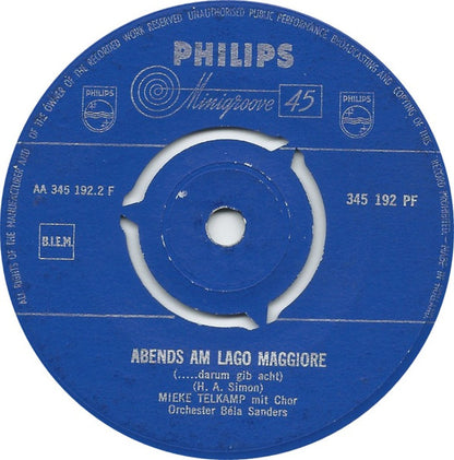 Mieke Telkamp : Prego, Prego, Gondoliere (7", Single)