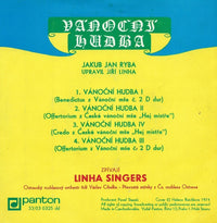 Jakub Jan Ryba, Linha Singers : Vánoční Hudba (7", EP, RP)