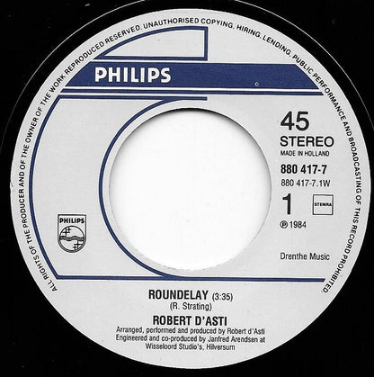 Robert D'asti : Roundelay (7", Single)