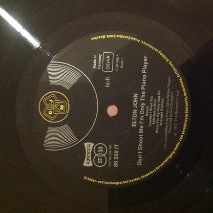 Elton John : Don't Shoot Me I'm Only The Piano Player (LP, Album)
