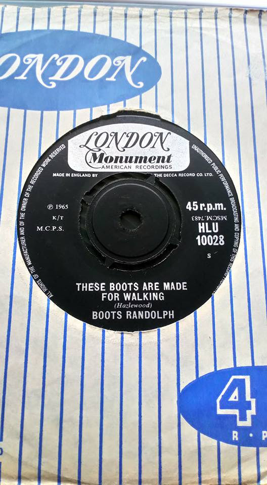 Boots Randolph : These Boots Are Made For Walking (7", Single, Mono)