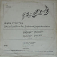 Frank Forster : Eine Zigarettenlänge (Lieder Und Chansons) (LP, Album)