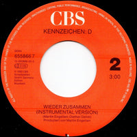 Kennzeichen: D : Wieder Zusammen (7", Single)