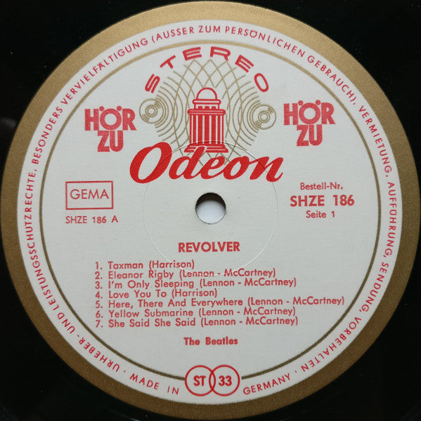 The Beatles : Revolver (LP, Album, Ful)