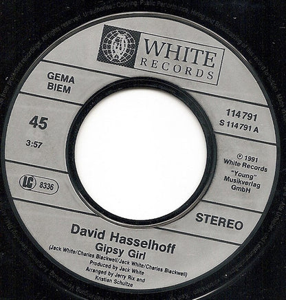 David Hasselhoff : Gipsy Girl (7", Single)