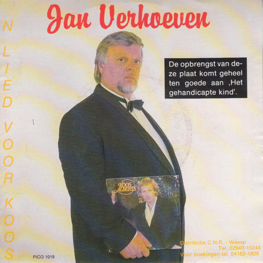 Jan Verhoeven : 'n Lied Voor Koos (7", Single)