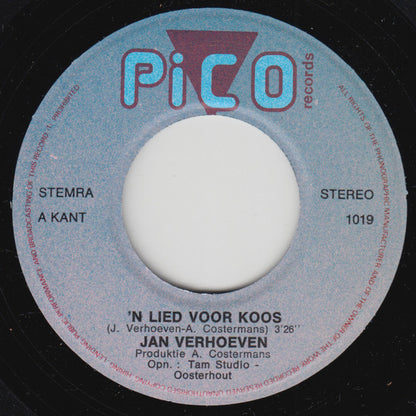 Jan Verhoeven : 'n Lied Voor Koos (7", Single)