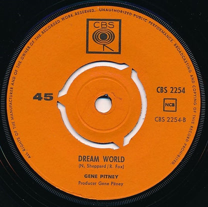 Gene Pitney : Nobody Needs Your Love (7", Single)