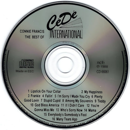 Connie Francis : The Best Of (CD, Comp)