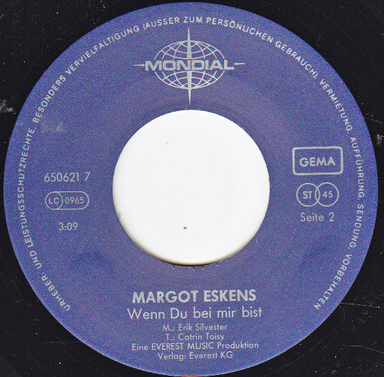 Margot Eskens : Mond Von Taiwan (7", Single)