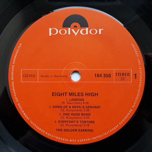 Golden Earring : Eight Miles High (LP, Album, RE)