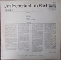 Jimi Hendrix : Jimi Hendrix At His Best (Volume 2) (LP)