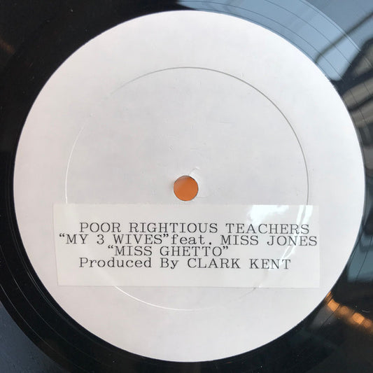 Poor Righteous Teachers : My 3 Wives (12", W/Lbl, Sti)