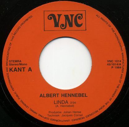 Albert Hennebel : Linda / Metro Musette (7")