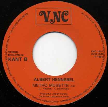 Albert Hennebel : Linda / Metro Musette (7")