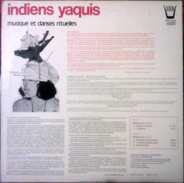 Yaqui : Musique Et Danses Rituelles (LP)