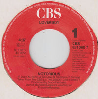 Loverboy : Notorious (7", Single)