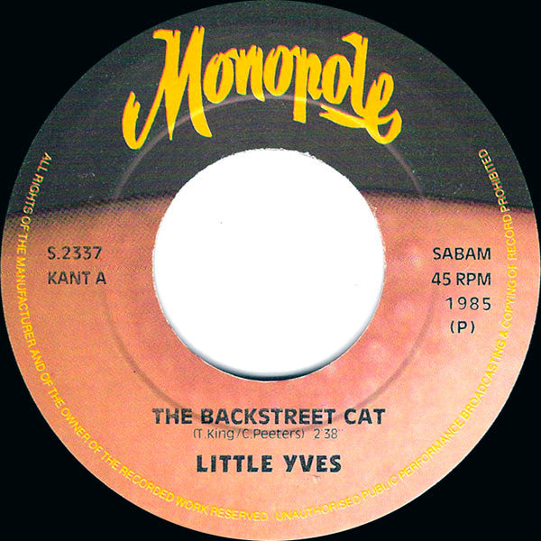 Little Yves : The Backstreet Cat (7", Single)