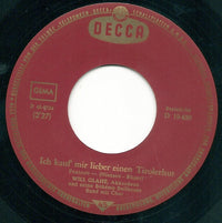 Will Glahé's Boheme Ballhouse Band : Ich Kauf' Mir Lieber Einen Tirolerhut / Bonanza (7", Single)