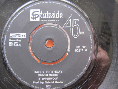 Steppenwolf : It's Never Too Late / Happy Birthday (7", Single)