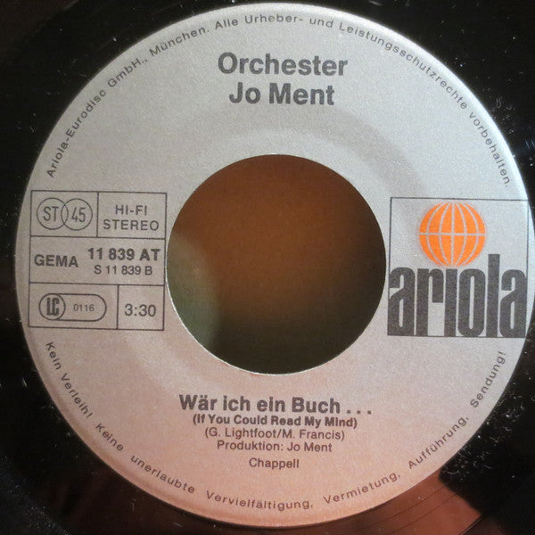 Jo Ment & His Orchestra : Nimm Noch einmal die Gitarre (7", Single)