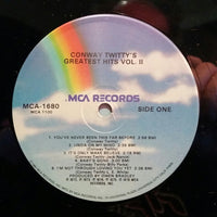 Conway Twitty : Conway Twitty's Greatest Hits Vol. II (LP, Comp, RE, Glo)