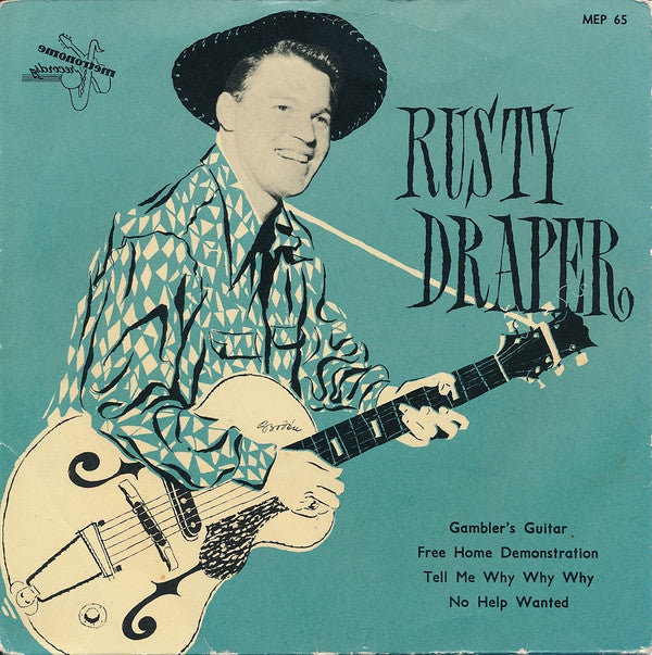 Rusty Draper : Gambler's Guitar / Free Home Demonstration / Tell Me Why Why Why / No Help Wanted (7", EP)