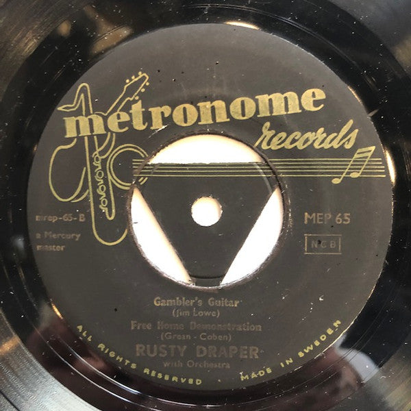 Rusty Draper : Gambler's Guitar / Free Home Demonstration / Tell Me Why Why Why / No Help Wanted (7", EP)