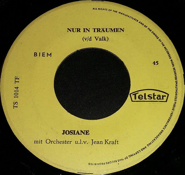 Josiane (2) : Plaisir D'amour / Nur In Träumen (7", Single)