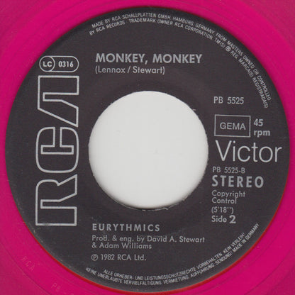 Eurythmics : Love Is A Stranger (7", Single, Pur)